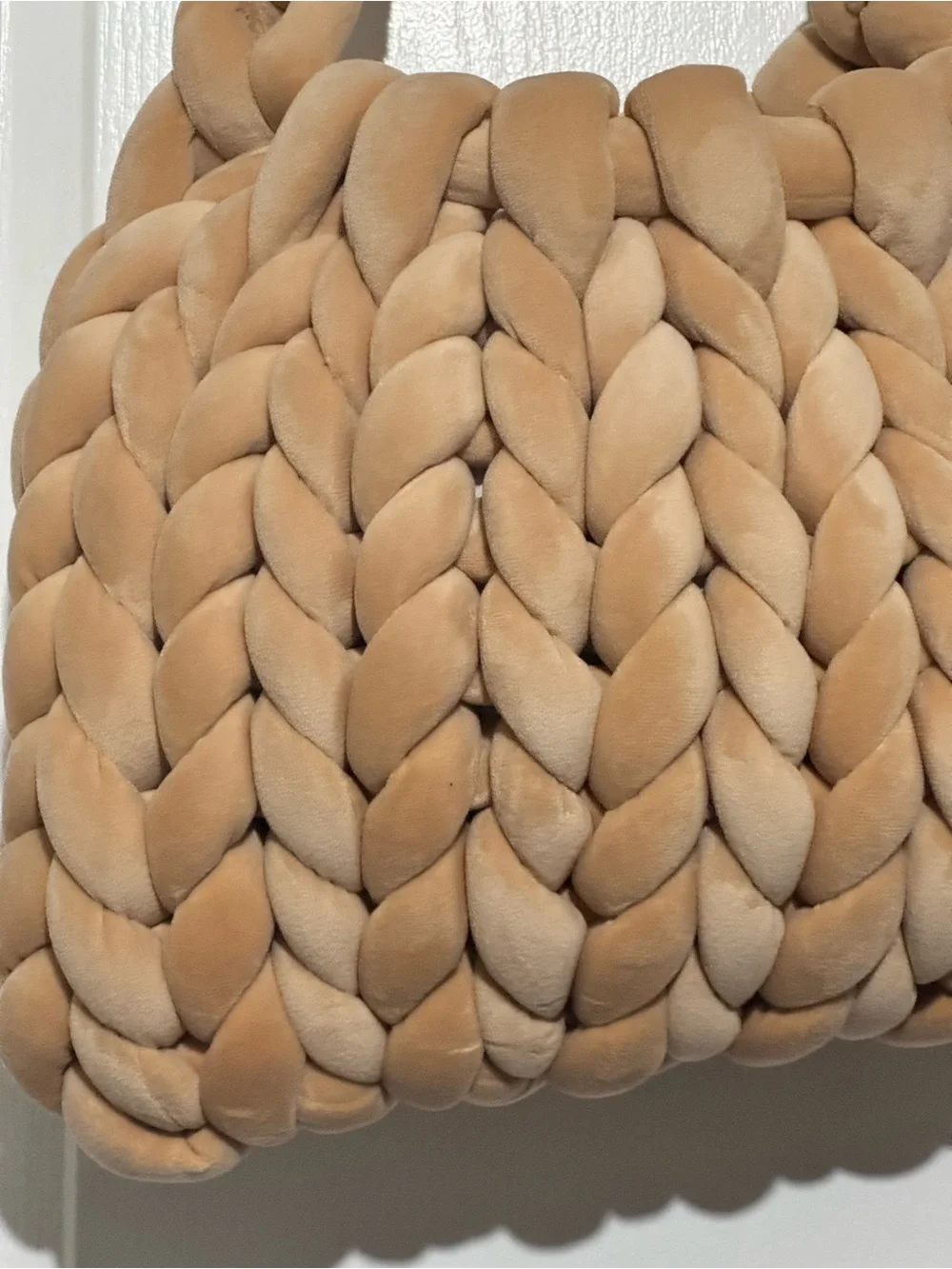 N/A tan braided